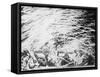 Titanic survivors on way to rescue ship Carpathia, 1912-null-Framed Stretched Canvas