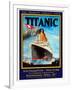 Titanic White Star Line Travel Poster 1-Jack Dow-Framed Premium Giclee Print