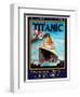 Titanic White Star Line Travel Poster 1-Jack Dow-Framed Premium Giclee Print