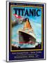 Titanic White Star Line Travel Poster 1-Jack Dow-Mounted Premium Giclee Print