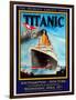 Titanic White Star Line Travel Poster 1-Jack Dow-Framed Giclee Print