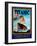 Titanic White Star Line Travel Poster 1-Jack Dow-Framed Giclee Print