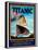 Titanic White Star Line Travel Poster 1-Jack Dow-Framed Stretched Canvas