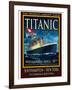 Titanic White Star Line Travel Poster 2-Jack Dow-Framed Giclee Print