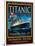 Titanic White Star Line Travel Poster 2-Jack Dow-Mounted Giclee Print