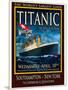 Titanic White Star Line Travel Poster 2-Jack Dow-Mounted Premium Giclee Print