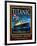 Titanic White Star Line Travel Poster 2-Jack Dow-Framed Giclee Print