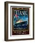 Titanic White Star Line Travel Poster 2-Jack Dow-Framed Premium Giclee Print