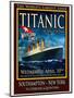 Titanic White Star Line Travel Poster 2-Jack Dow-Mounted Premium Giclee Print