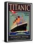 Titanic White Star Line Travel Poster 3-Jack Dow-Framed Stretched Canvas