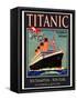 Titanic White Star Line Travel Poster 3-Jack Dow-Framed Stretched Canvas