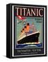 Titanic White Star Line Travel Poster 3-Jack Dow-Framed Stretched Canvas