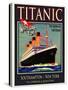 Titanic White Star Line Travel Poster 3-Jack Dow-Stretched Canvas