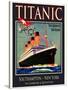 Titanic White Star Line Travel Poster 3-Jack Dow-Stretched Canvas