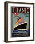 Titanic White Star Line Travel Poster 3-Jack Dow-Framed Giclee Print