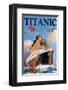Titanic White Star Line-null-Framed Art Print