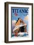 Titanic White Star Line-null-Framed Art Print