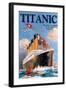 Titanic White Star Line-null-Framed Art Print