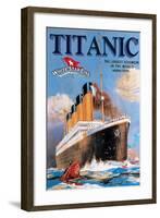 Titanic White Star Line-null-Framed Art Print