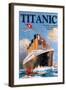 Titanic White Star Line-null-Framed Art Print