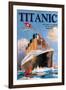 Titanic White Star Line-null-Framed Art Print