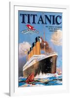 Titanic White Star Line-null-Framed Art Print