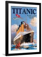 Titanic White Star Line-null-Framed Art Print