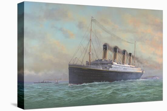 Titanic-Edward Walker-Stretched Canvas