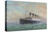 Titanic-Edward Walker-Stretched Canvas