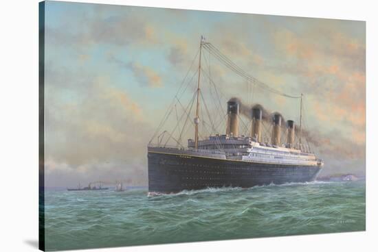 Titanic-Edward Walker-Stretched Canvas