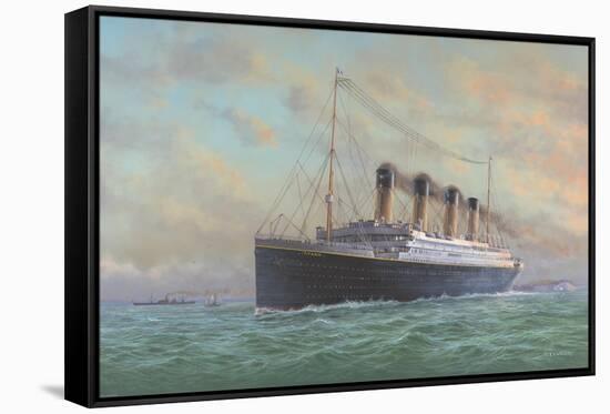 Titanic-Edward Walker-Framed Stretched Canvas