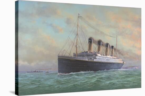 Titanic-Edward Walker-Stretched Canvas