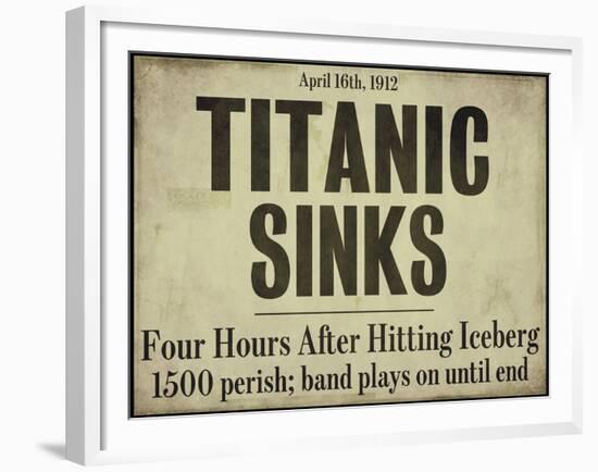 Titanic-null-Framed Giclee Print