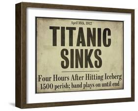 Titanic-null-Framed Premium Giclee Print