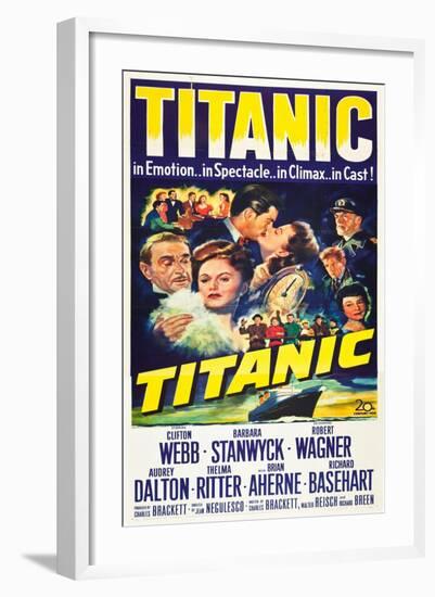 TITANIC-null-Framed Art Print