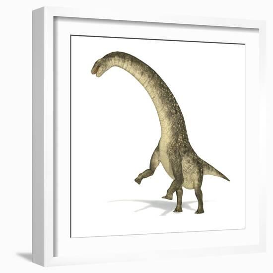 Titanosaurus Dinosaur, Artwork-null-Framed Photographic Print