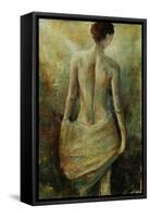 Titans Lady-Farrell Douglass-Framed Stretched Canvas