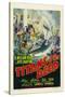 TITANS OF THE DEEP, poster art, 1938-null-Stretched Canvas