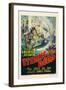 TITANS OF THE DEEP, poster art, 1938-null-Framed Art Print