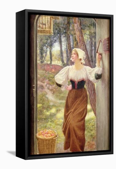 Tithe in Kind-Edward Robert Hughes-Framed Stretched Canvas