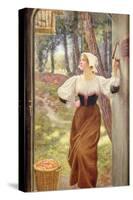 Tithe in Kind-Edward Robert Hughes-Stretched Canvas