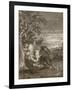 Tithonus, Aurora's Husband, Turned into a Grasshopper, 1731-Bernard Picart-Framed Giclee Print
