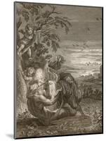 Tithonus, Aurora's Husband, Turned into a Grasshopper, 1731-Bernard Picart-Mounted Giclee Print