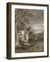 Tithonus, Aurora's Husband, Turned into a Grasshopper, 1731-Bernard Picart-Framed Giclee Print