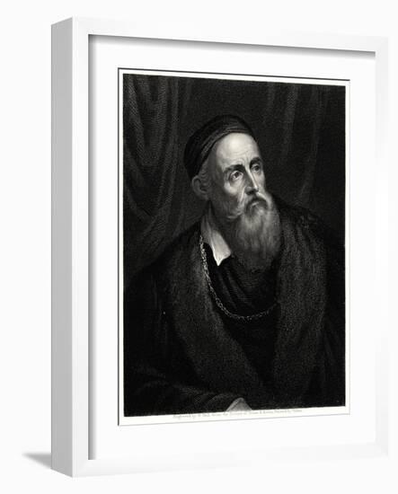 Titian, 19th Century-William Holl II-Framed Giclee Print