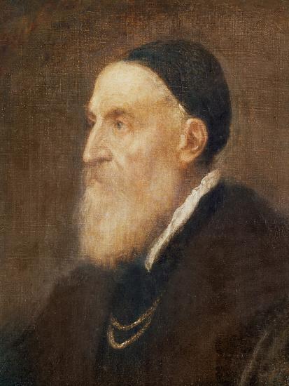 Self Portrait Detail Of The Head C 1575 Oil On Canvas Giclee Print self-portrait-detail-of-the-head-c-1575-oil-on-canvas-giclee-print