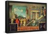 Titian Entry of Maria in the Temple Art Print Poster-null-Framed Poster