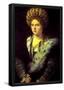 Titian Isabella in Black Art Print Poster-null-Framed Poster