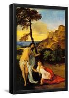 Titian Noli me Tangere Art Print Poster-null-Framed Poster