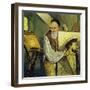 Titian Painted a Portrait of King Francis I of France Based on a Medal-Luis Arcas Brauner-Framed Giclee Print